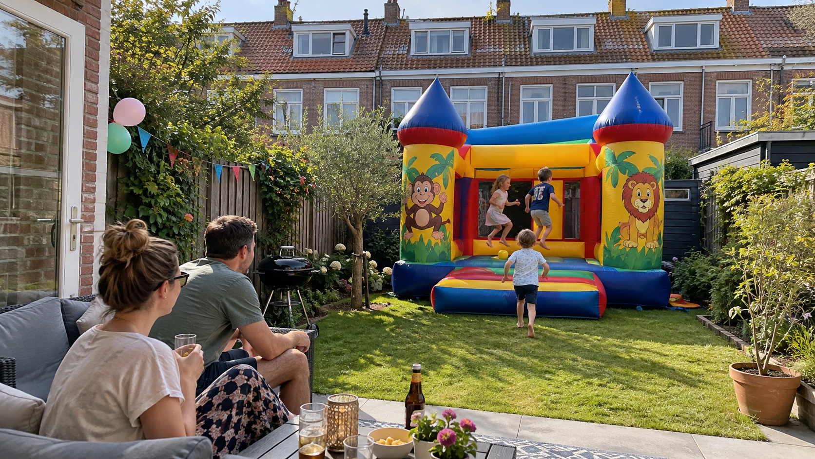 Hoeveel ruimte voor een springkussen? 